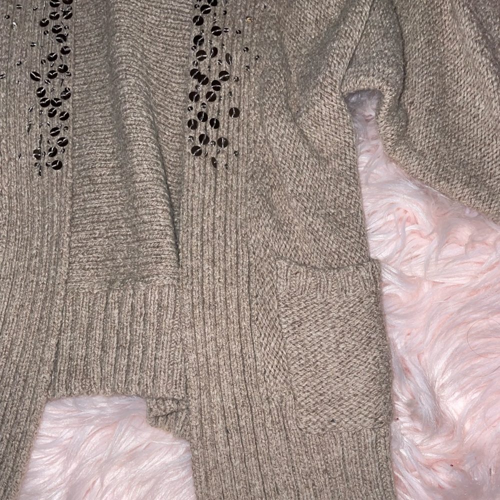 Brown hollister open sweater - Picture 2 of 6